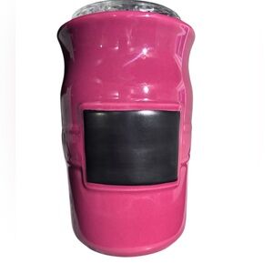 Longaberger Woven Traditions 6 inch Chalk Canister Crock with Lid- Paprika Red